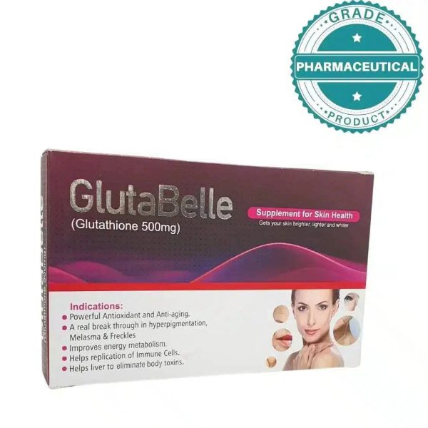 GLUTA BELLE SUPPLEMENT FOR SKIN HEALTH 500mg Online