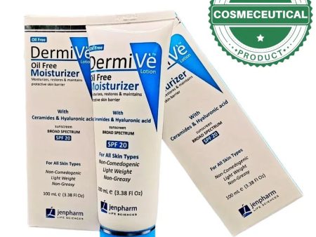 Dermive Oil Free Moisturizer with Ceramides & SPF 20 – 100ml Discount