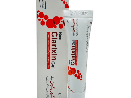 Clarixin Gel (Isotretinoin 0.05% + Erythromycin 2%) - Prescription Acne Treatment | 10GM | Dermatologists.pk Online now