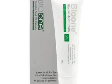 Bio One Glycolic Acid 5% Cream | Gentle Exfoliation for Smoother Skin Online Sale