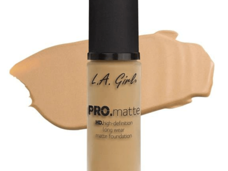 L.A GIRL PRO MATTE HD LONG WEAR MATTE FOUNDATION 30ml SOFT BEIGE Hot on Sale