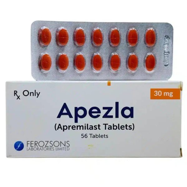 Apezla Tablets 30mg (Apremilast) - Prescription Required Online now