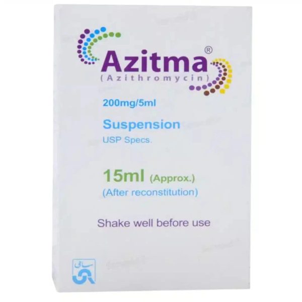 Azitma Suspension 200mg 5ml (Azithromycin) - Sami Pharma Discount