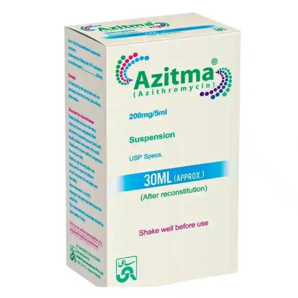 Azitma Suspension 200mg 5ml (Azithromycin) - Sami Pharma Discount