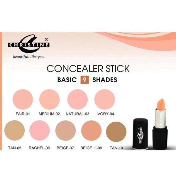 Christine Concealer Stick 02 Medium - Dermatologists.pk Online now