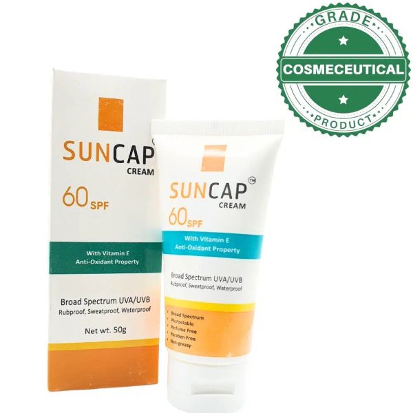 SUNCAP SPF 60 Sun Block with Vitamin E – Broad Spectrum Protection Sale