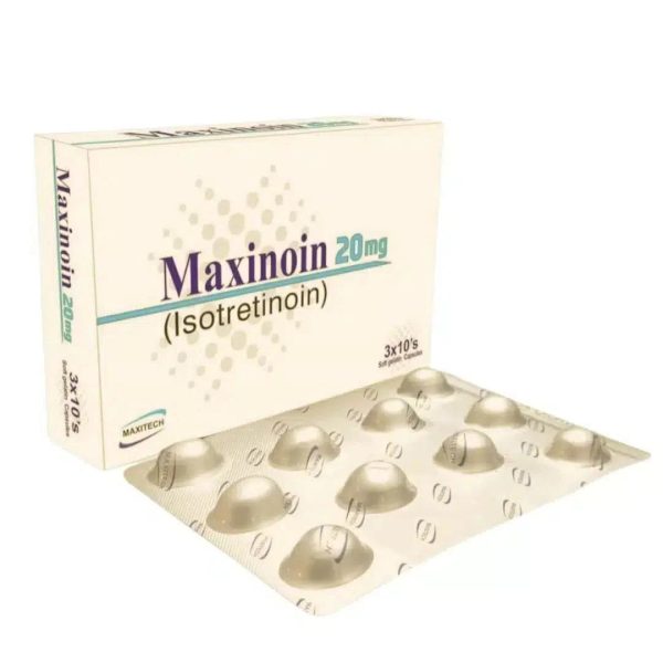 Maxinoin Capsules – Isotretinoin 20mg Discount