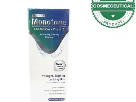 MONOTONE WHITENING FOAMING CLEANSER   L-GLUTATHIONE+VITAMIN C 100ml Online Sale