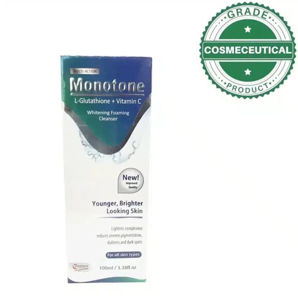 MONOTONE WHITENING FOAMING CLEANSER   L-GLUTATHIONE+VITAMIN C 100ml Online Sale