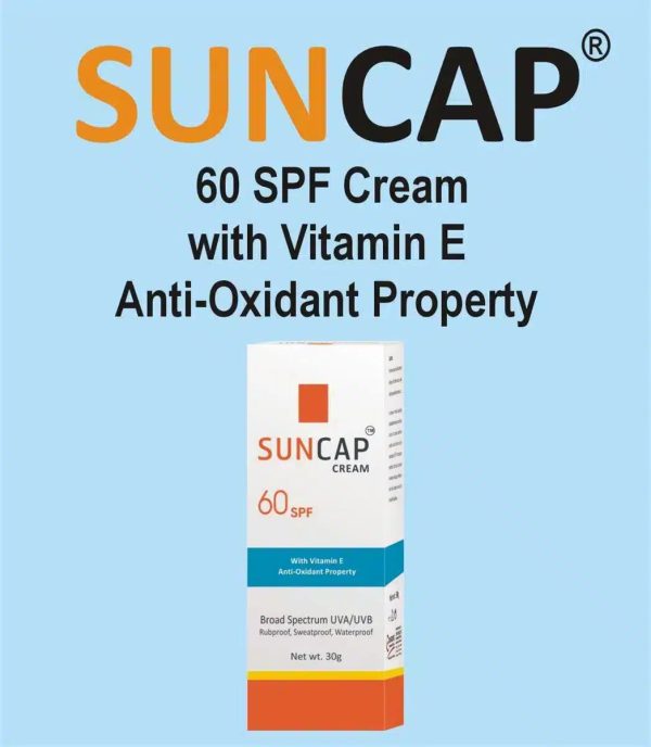 SUNCAP SPF 60 Sun Block with Vitamin E – Broad Spectrum Protection Sale