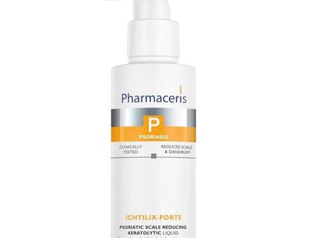 PHARMACERIS ICHTILIX FORTE Keratolytic Liquid (125ml) - Intensive Exfoliation for Psoriasis & Skin Conditions - Imported from Poland Online now