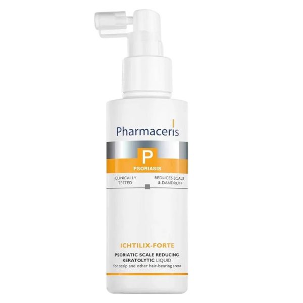 PHARMACERIS ICHTILIX FORTE Keratolytic Liquid (125ml) - Intensive Exfoliation for Psoriasis & Skin Conditions - Imported from Poland Online now