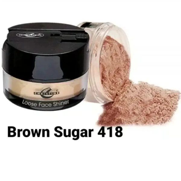 Christine Loose Face Shiner 418 Brown Sugar | derma. Supply