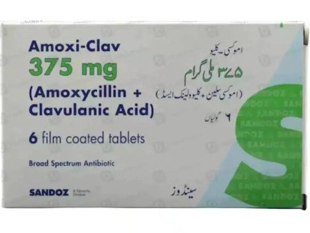 Amoxi-Clav Tablets 375mg (Amoxicillin Clavulanic Acid) - Sandoz Fashion