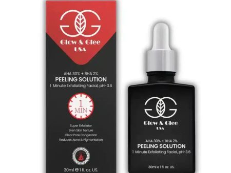 30ml of Glow & Glee AHA 30% + BHA 2% Peeling Solution Online Hot Sale