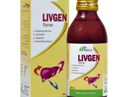 Livgen Syrup 120ml - Liver Tonic for Digestive Health in Pakistan Hot on Sale