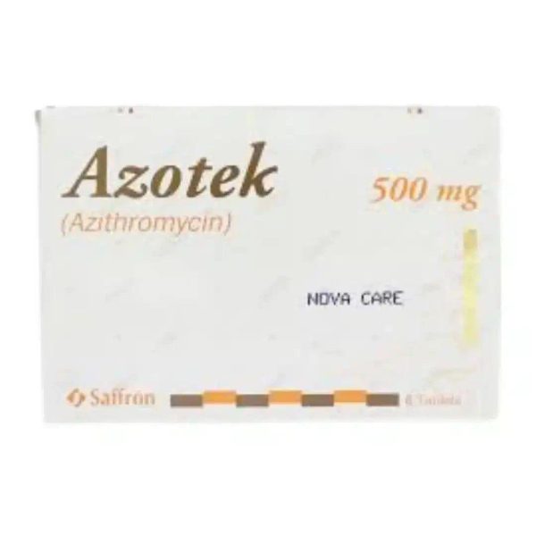 Azotek Tablets 500mg (Azithromycin) - Saffron Pharmaceutical - dermatologists.pk For Cheap