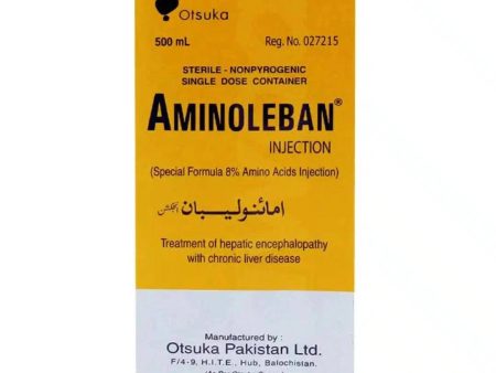 Aminoleban Injection 500ml – Aminoacids 8% Solution Sale