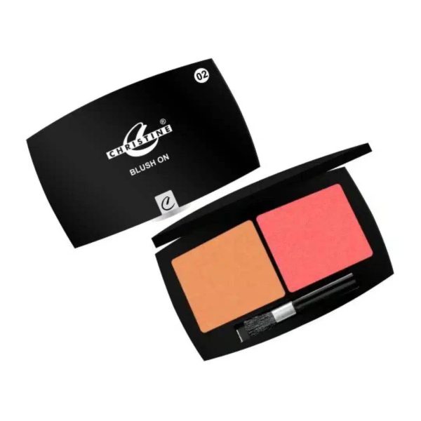 Christine Twin Shade Blush On 02 | Dermatologists.pk Hot on Sale