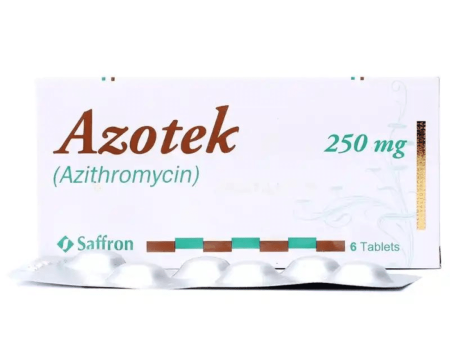 AZOTEK TABLET (AZITHROMYCIN U.S.P) 250mg For Sale