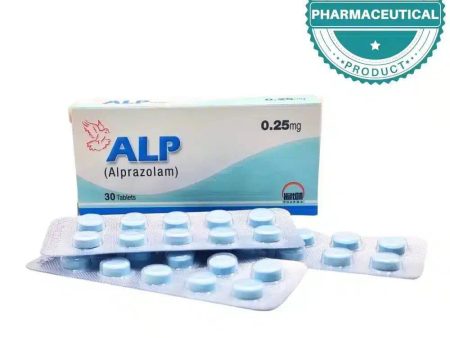 ALP TABLET (ALPRAZOLAM) 0.25mg PACK OF 30 TABLETS For Discount