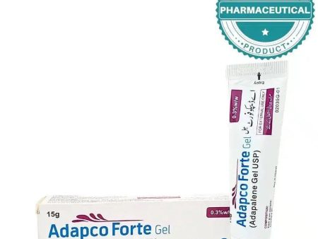 ADAPCO FORTE GEL (ADAPALENE GEL USP) 15gram on Sale