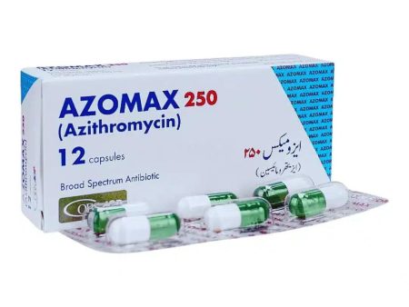 Azomax 250mg Capsules |12 Capsules | - Treat Bacterial Infections - Dermatologists.pk Hot on Sale