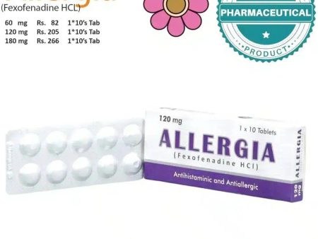 ALLERGIA TABLET 120MG ANTIHISTAMINIC For Discount