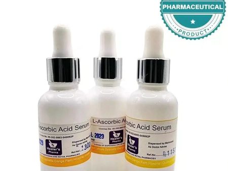 10% L-Ascorbic Acid Serum Vitamin C for Bright Glowing Skin Online now