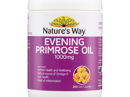 Nature s Way Evening Primrose Oil 1000mg ( 200 Soft Capsules ) Online Sale