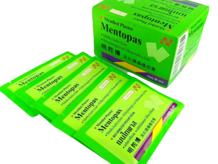 Mentopas Plaster 20Packs Box For Cheap