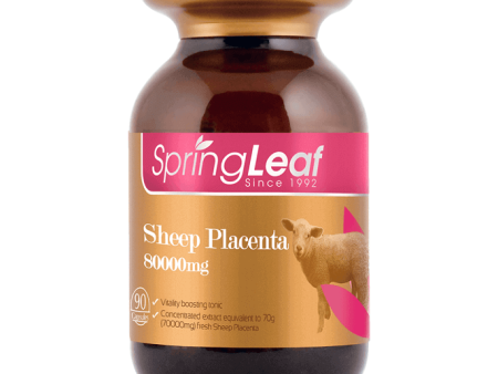 Spring Leaf Sheep Placenta 80000mg 90 Caps Discount