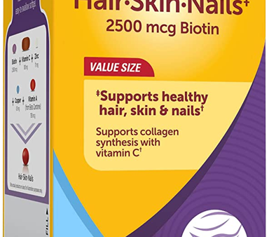 Nature Made Hair, Skin & Nails 2500mcg Biotin 120ct Discount