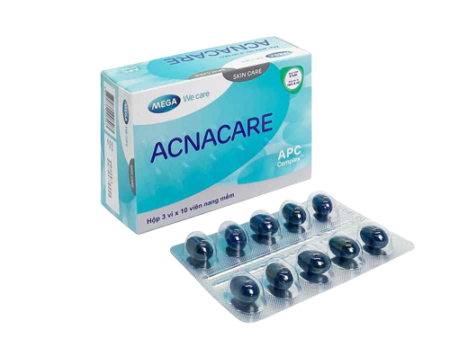 MEGA ACNACARE 3Blist x10Softgel Cap Box Online Sale