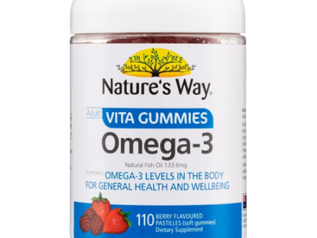 Nature s way vita Gummies Omega-3 110 soft Gum on Sale