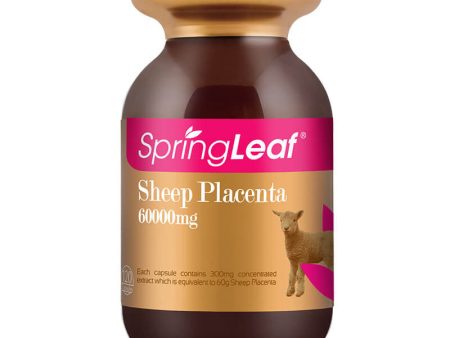 Spring Leaf Sheep Placenta 60000mg 120 capsules Fashion