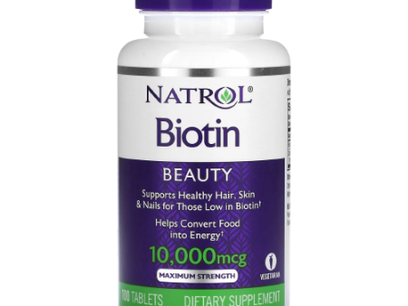 Natrol Biotin 10000mcg 100tablets on Sale