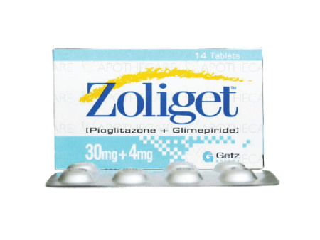 ZOLIGET 30MG+4MG 2x7tab box Online now