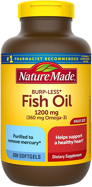 Nature Made Fish oil 1200mg (200 softgels) For Sale