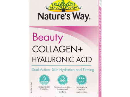 Nature s Way Beauty Collagen + Hyaluronic Acid 60 Caps Online now